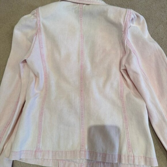 Generation Love Baby Pink Denim Double Breasted Blazer - Picture 9 of 16